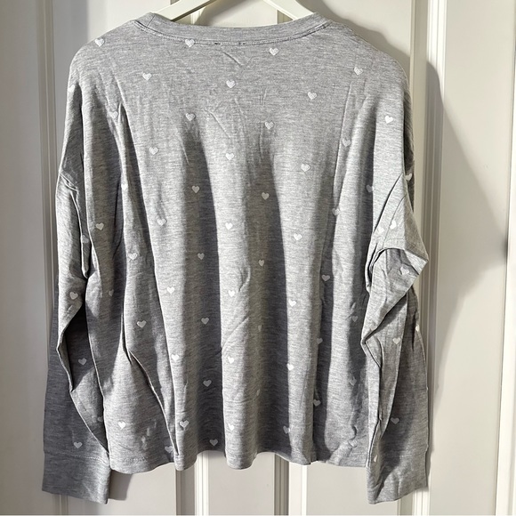 Splendid Embroidered ♡ Hearts Knit Long-Sleeve Top - Picture 4 of 7